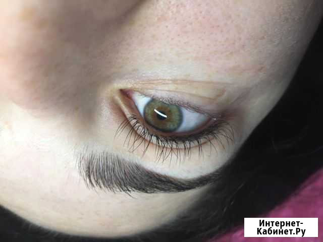 Наращивание ламинирование ресниц бровей Махачкала - изображение 1