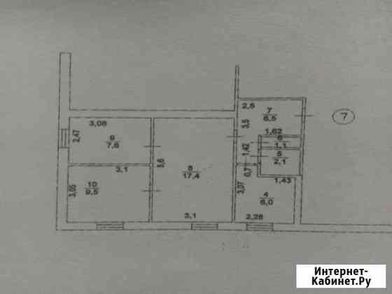 Комната 16 кв.м. в 3-к, 3/5 эт. Павлово