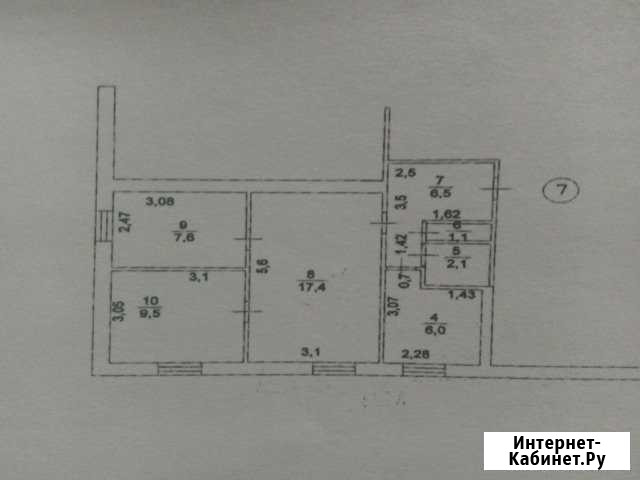 Комната 16 кв.м. в 3-к, 3/5 эт. Павлово - изображение 1