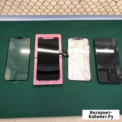 Замена разбитого стекла дисплея iPhone X Красноярск - изображение 1