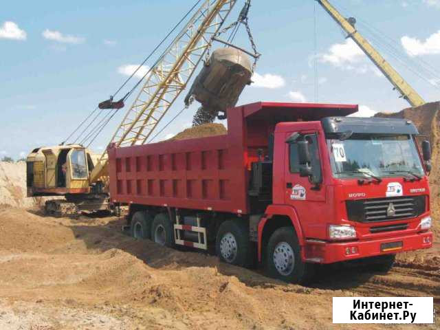 Песок щебень чернозем шлак с доставкой 30-40 тонн Липецк - изображение 1