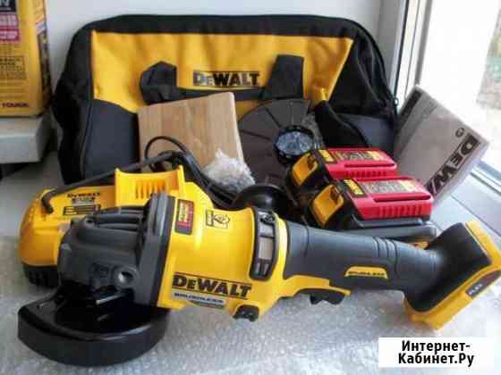 Аккум. болгарка dewalt DCG 414T1 flexvolt 60V Дубовка