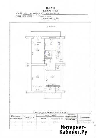 3-к квартира, 69.2 кв.м., 3/5 эт. Севастополь - изображение 1
