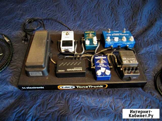 Pedalboard T-REX с педалями + крутые шнуры Королев - изображение 1