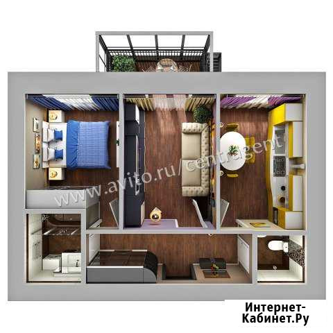 2-к квартира, 52 кв.м., 2/10 эт. Казань - изображение 1