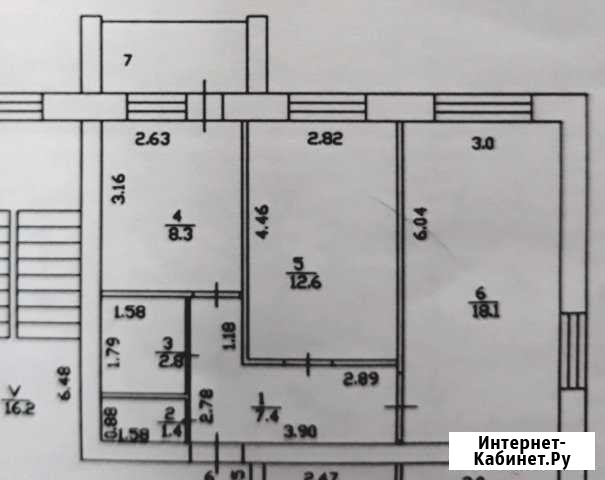 2-к квартира, 53 кв.м., 2/3 эт. Туймазы - изображение 1