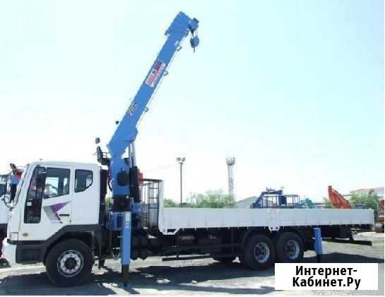 Грузоперевозки Кран-борт 10т Оверята - изображение 1