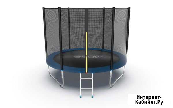 Батут EVO jump External 10ft (Green) комплект Челябинск - изображение 1
