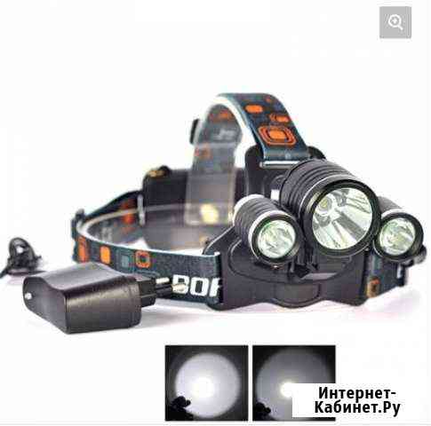 Налобный фонарь Police WX-3000-T6 3 LED Чита