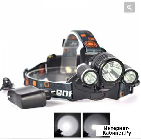 Налобный фонарь Police WX-3000-T6 3 LED Чита - изображение 1