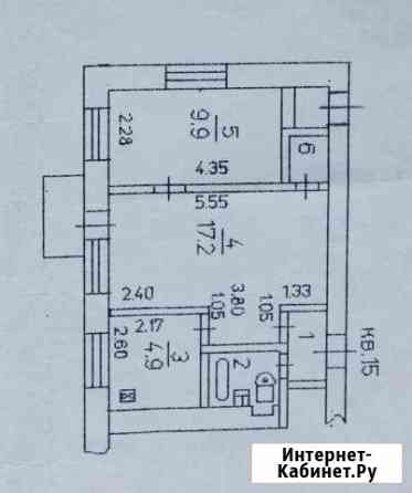 2-к квартира, 38.2 кв.м., 2/2 эт. Курск