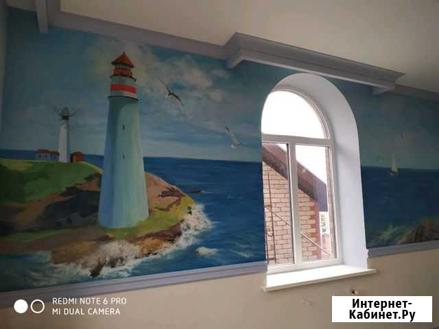 Роспись стен, мебели. В технике аэрографии, график Краснодар - изображение 1