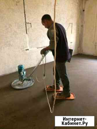 Полусухая стяжка пола машинным методом Калининград