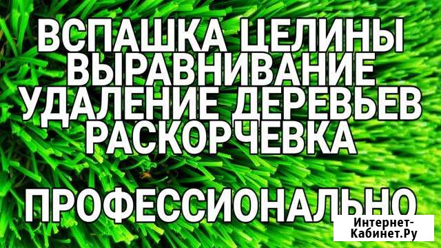 Вспашка целины, выравнивание, удаление деревьев Калуга - изображение 1