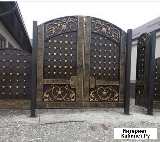 Кованые ворота Ойсхара - изображение 1