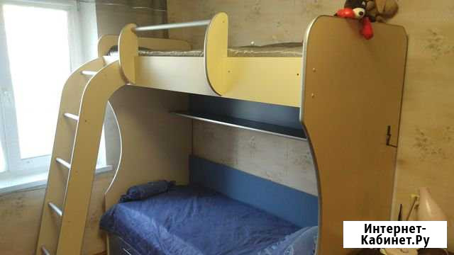 Кровать Двухъярусная с матрасами Магнитогорск - изображение 1