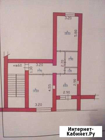 2-к квартира, 48 кв.м., 5/5 эт. Нижнеудинск - изображение 1
