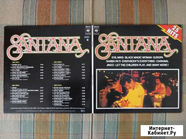 Продам 2LP сборник Santana 25 hits,1978 Калининград - изображение 1