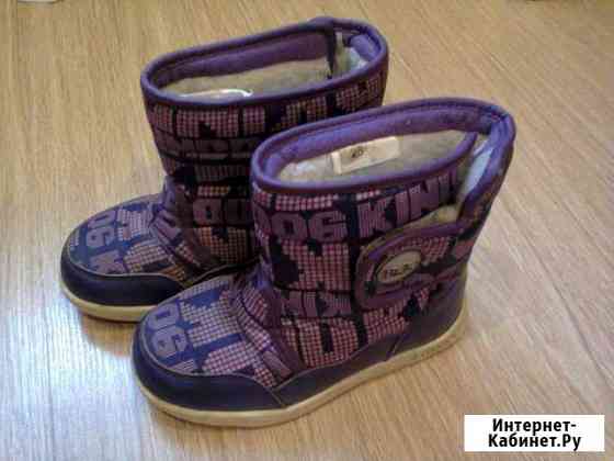 Утепленные зимние сапожки для девочки Петрозаводск