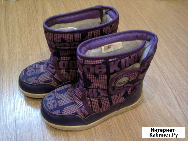 Утепленные зимние сапожки для девочки Петрозаводск - изображение 1