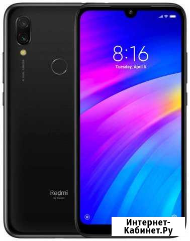 Xiaomi Redmi 7 2/16Gb 6,26 Dual LTE Black Владикавказ - изображение 1