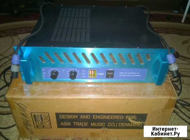 Профессиональный Усилитель 400 Вт Eurosound D-900A Благодарный - изображение 1