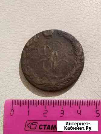 Монета. 5 копеек 1784 года. Оригинал Хабаровск