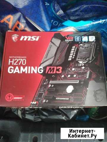 Msi h270 gaming m3+celeron g3900 Магнитогорск - изображение 1