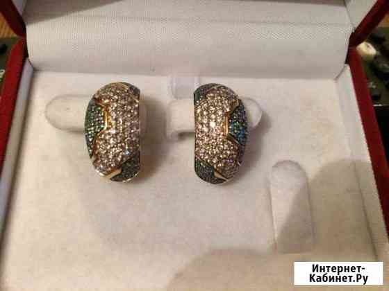Сережки с бриллиантами Пятигорск