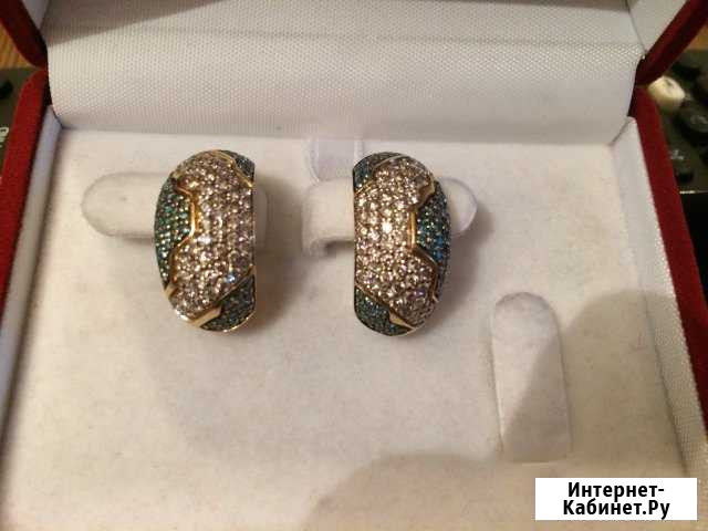 Сережки с бриллиантами Пятигорск - изображение 1