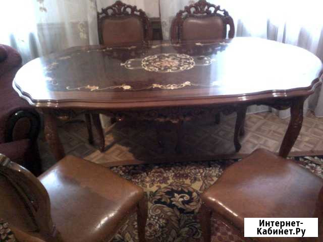 Продам стол и 4 стула Хабаровск - изображение 1