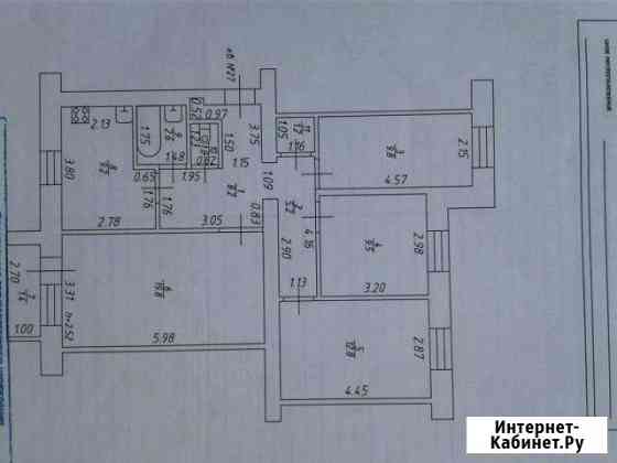 4-к квартира, 79 кв.м., 3/3 эт. Актаныш