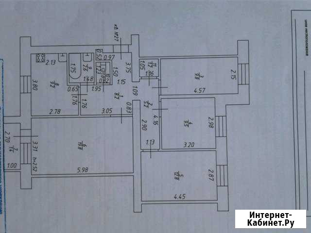 4-к квартира, 79 кв.м., 3/3 эт. Актаныш - изображение 1