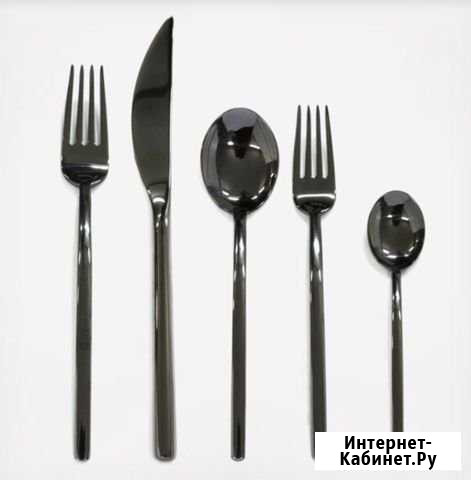 Mepra due nero столовый набор новый Москва - изображение 1