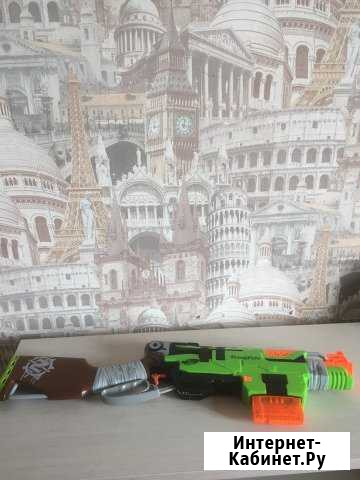Бластер Nerf slingfire+ пули Пролетарский - изображение 1