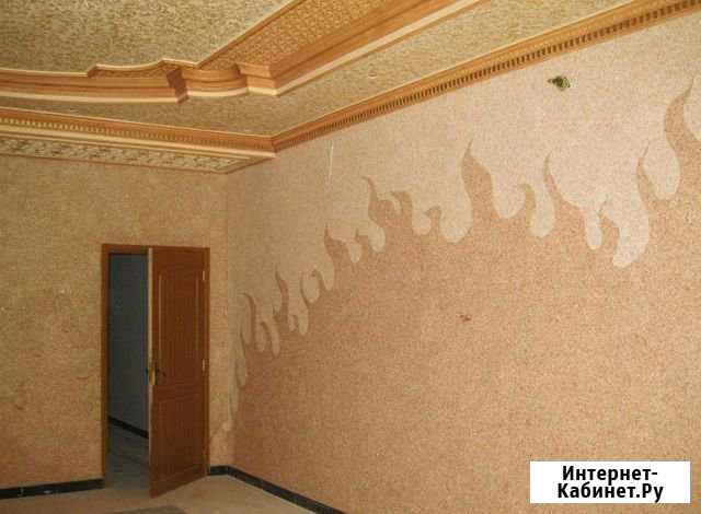 Профессиональное Нанесение жидких обоев Пенза - изображение 1