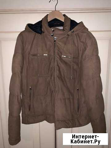 Кожанный пуховик Brunello Cucinelli Москва - изображение 1