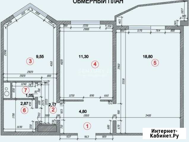 2-к квартира, 52 кв.м., 15/17 эт. Видное - изображение 1