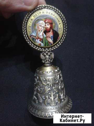 Колокольчик новый металлический Пётр и Феврония Муром - изображение 1