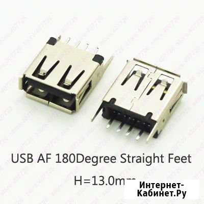 USB разъем для вертикального монтажа на плате Шахты - изображение 1