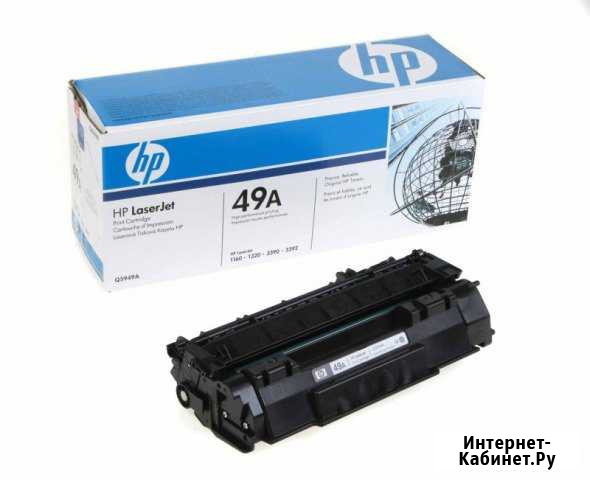 HP 49A (Q5949A) оригинальный картридж Чебоксары - изображение 1