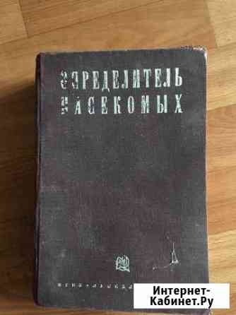 Книга Определитель насекомых 1933г Иваново