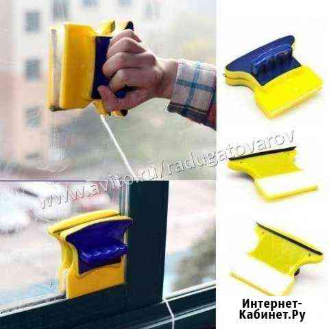 Магнитная щетка для мытья окон glass wiper Уфа