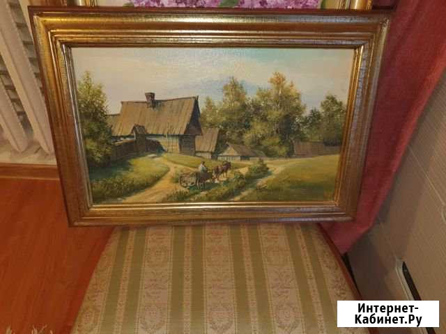 Картина холст масло Кременки - изображение 1