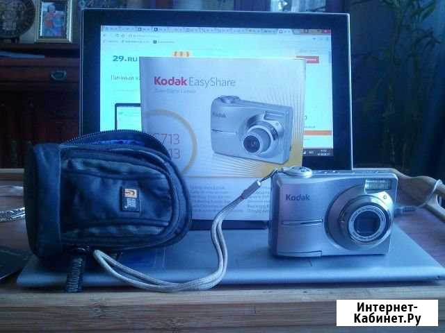 Фотоаппарат Kodak пленочный, рабочий, с футляром Холмогоры - изображение 1