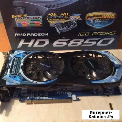 Видеокарта-AMD Radeon HD 6850 Gigabayte Старая Русса - изображение 1