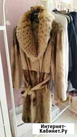 Светлая норковая шуба Томск