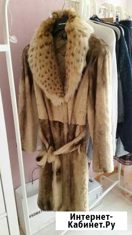Светлая норковая шуба Томск - изображение 1