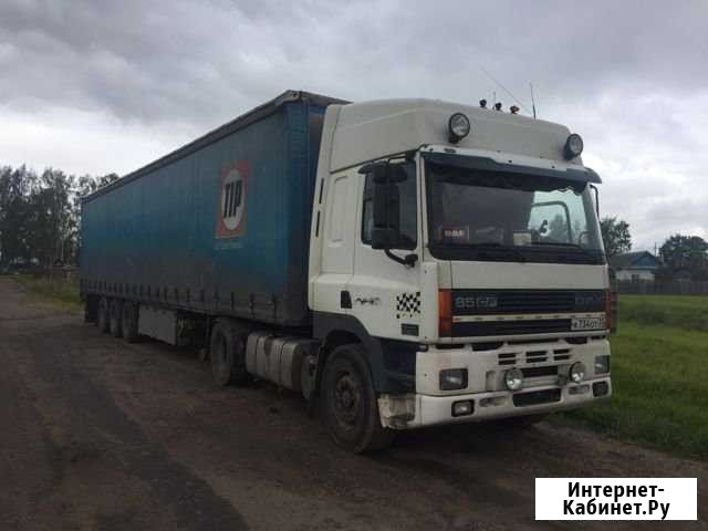 Сцепка DAF 85CF 380л.с. с п/п pacton штора Приволжск - изображение 1