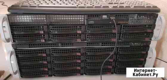 Сервер Supermicro + полка Аксай